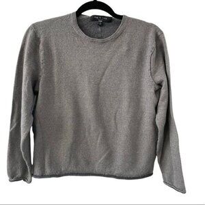 RAG & BONE Merino Wool Blend Grey Pullover Sweater Sweatshirt Size LARGE